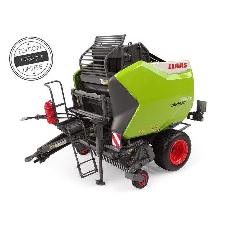 Presse à balles rondes CLAAS Variant 560RF réplique miniature pour collectionneur de tracteur
