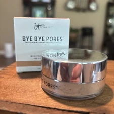 IT COSMETICS -  Bye Bye Pores Loose Powder - MEDIUM - 0.24 oz FULL SIZE - NIB