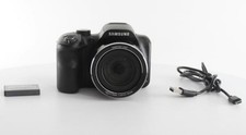 Samsung WB1100F 16.2 MP CCD Smart WiFi NFC Digital Camera - Black
