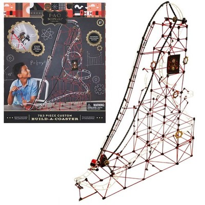 FAO Schwarz Build-A-Roller Coaster 753-Piece STEM Building Set New in Box