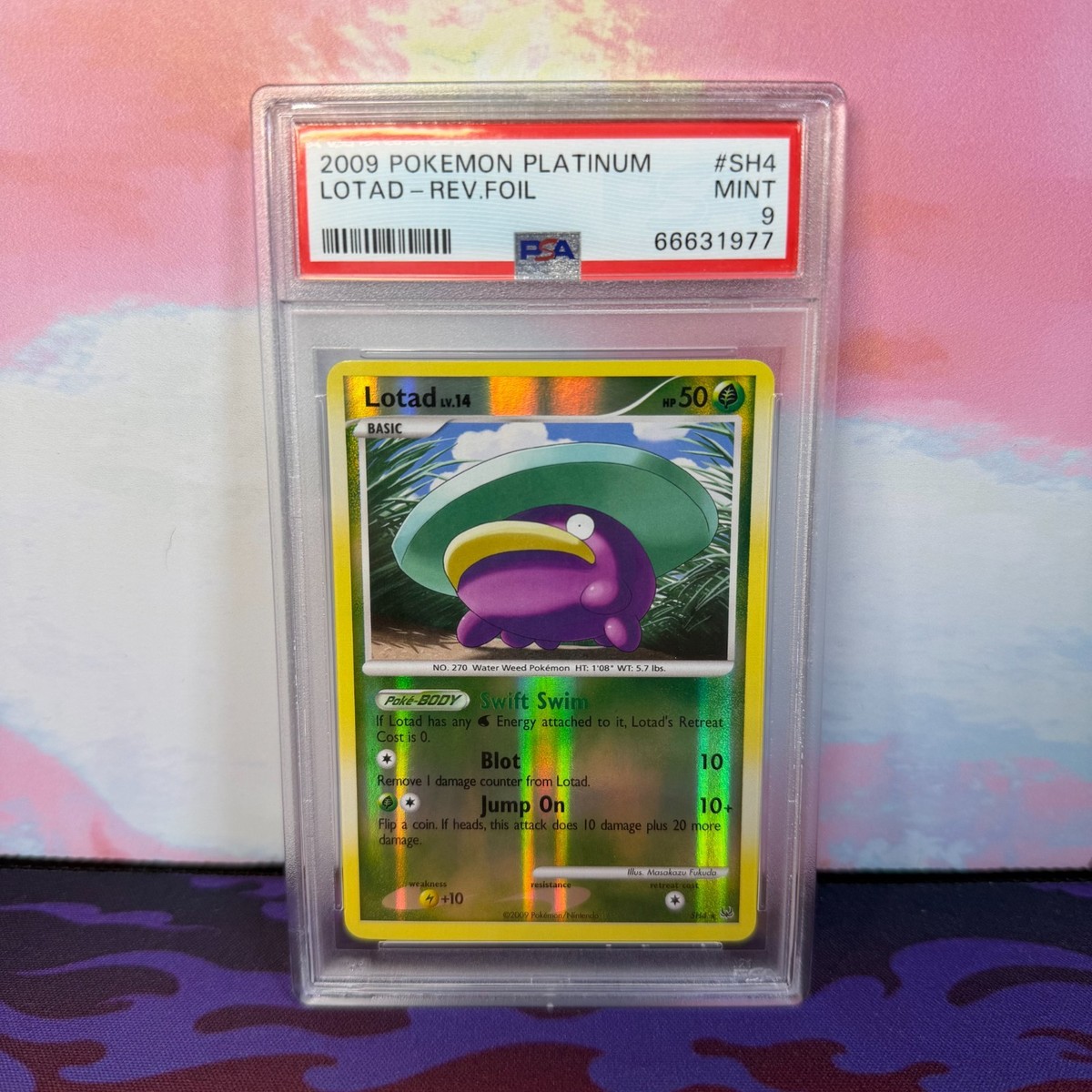 【PSA9】11枚セット PSA 9 Lotad Platinum SH4 Reverse Foil Shiny GEM MINT Graded