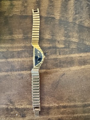 Vtg Seiko Rivoli Half Moon Watch Women Gold Tone 1F20-5D59 | eBay