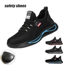Indestructible Safety Work Shoes Steel Toe Breathable Work Boots Mens' Sneakers