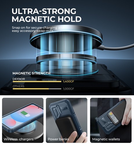 Funda Dexnor Cuerpo Completo para Samsung Galaxy S24 FE Compatible con Cubierta Magsafe - Imagen 27 de 72