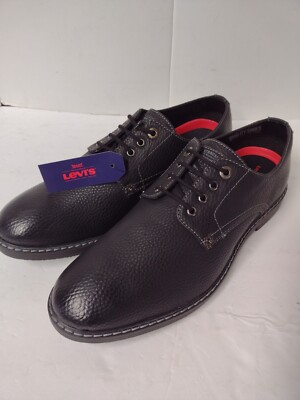 white christmas dresses Levis Pierce Denim 517902-01A Mens Black Canvas Low Top Penny Loafers main image 1