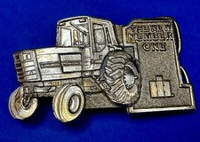 IH International Harvester The Number One Tractor Cutout Vintage Belt Buckle
