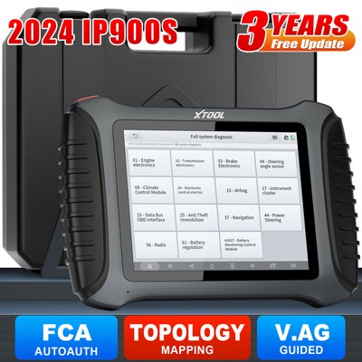 2024 NEWEST XTOOL IP900S Car Auto Diagnostic Scanner BiDirectional Tool Topology