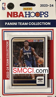 New Orleans Pelicans 2021 22 Hoops Team Set Zion Williamson Murphy Jones Rookie