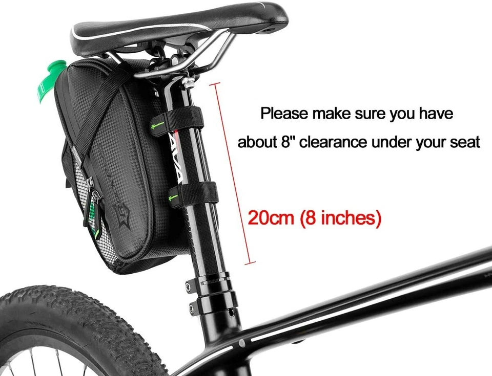 ROCKBROS Cycling Kettle Bag Saddle Bag Bike Seat Post Bottle Bag Tail Storage - Image 3 of 4