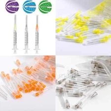 Dental Endo Irrigation Needle Tip 25G/27G/30GA Root canal Lateral Syringe 100pcs
