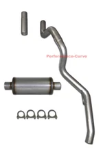 93 - 97 Jeep Grand Cherokee ZJ Cat Back Exhaust System w/ 6" Thunderbolt Muffler