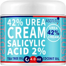 Urea Cream 42% - Premium Urea Foot Cream - with 2% Salicylic Acid, Tea Tree Oil,