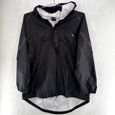 Saul Nash Jacket Mens XL Black Lightweight Quarter Zip Luas Equinox Gradient