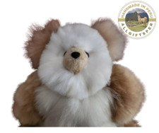 -Alpaca-Fur 1 Teddy-Bear 14 inches HandMade in Peru original photograph 24