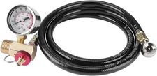 Performance Tool W10058 Pressure Gauge and 4 Feet Air Tank Hose Assembly kit