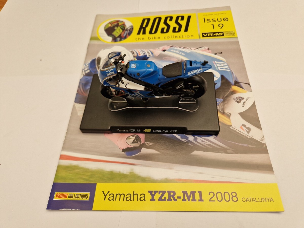 PANINI 1/18 VALENTINO ROSSI YAMAHA YZR-M1 CATALUNYA 2008 MOTO GP