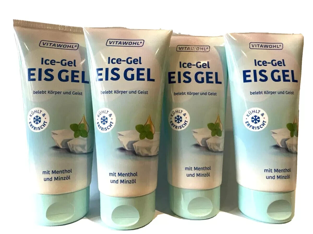 Vitawohl EIS GEL Eisgel Menthol belebende und khlende 4x 100 ml | eBay.de
