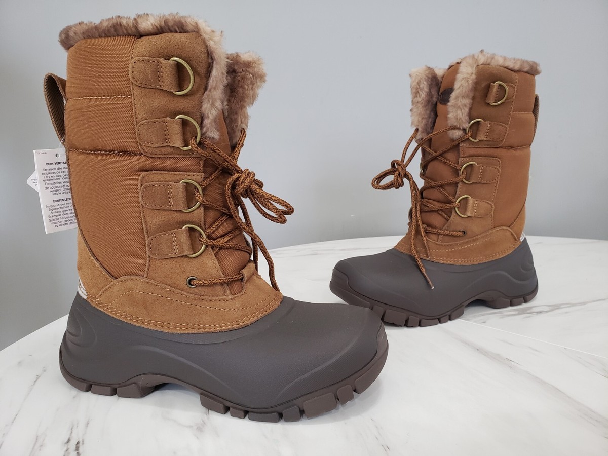 Lands end boots Lands End Boots - Black Quilted Snow Boots | size 2  main image 4