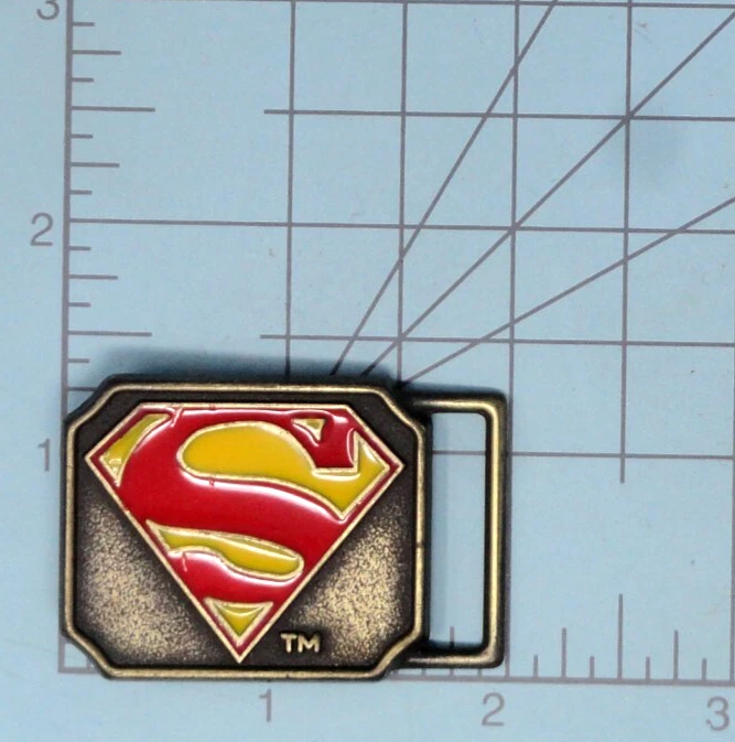 Vestido Promocional Superman DC Comics Hebilla Cinturón Superhéroe De Colección 1944 Lee NY .CPA532 Foto 3 de 4