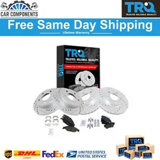 TRQ New Front Rear Brake Pad & Rotor Kit For 1999-2004 Ford Mustang