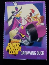 Nintendo Power Super Power Club Magazine Card #119 Darkwing Duck Disney damaged