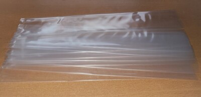 1000 count Open Poly Bags Clear 2'' x 12'' x 3 Mil Great for Incense Nuts Beads