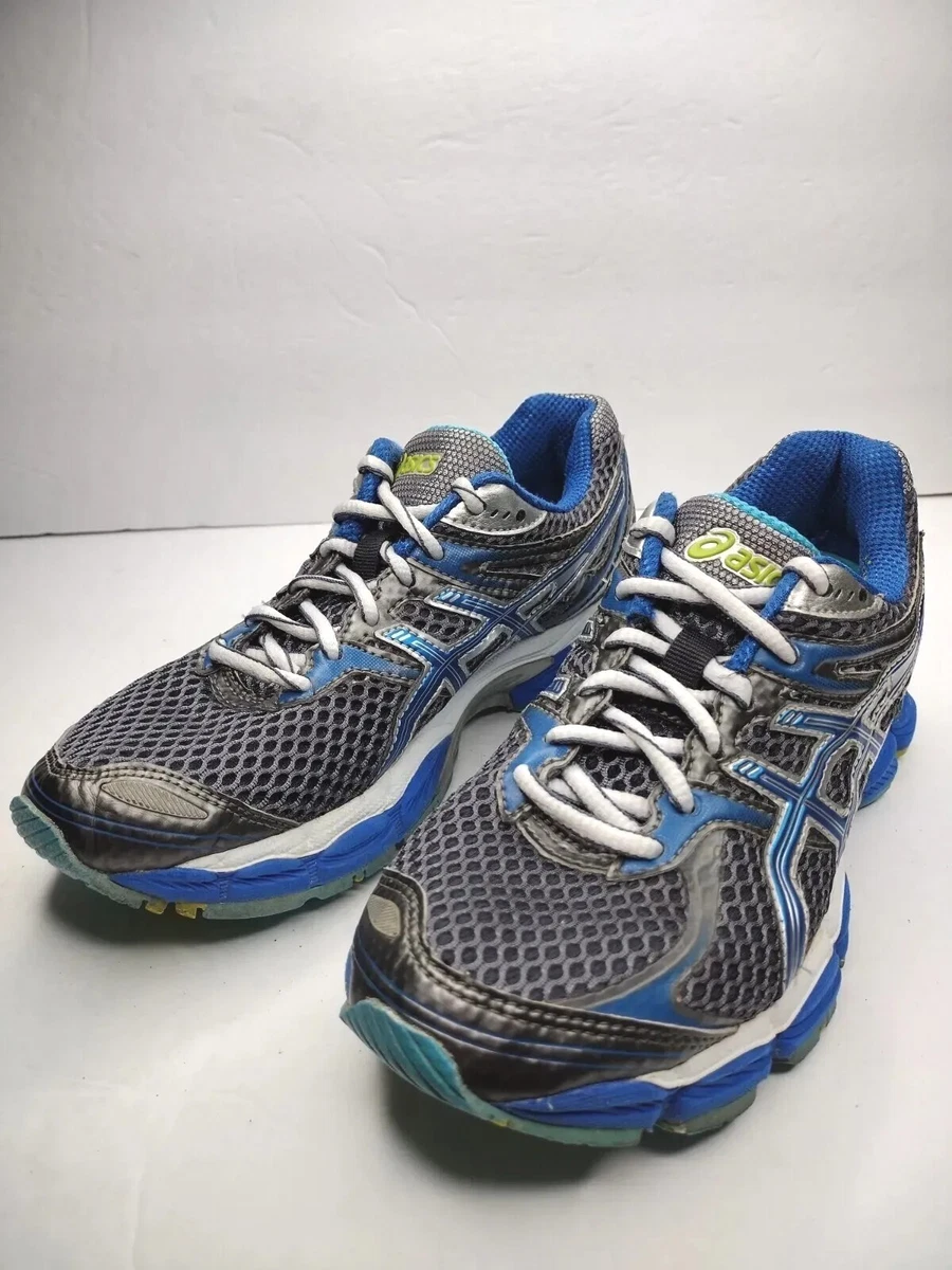 schieten Dezelfde Beperkt ASICS GEL CUMULUS 14 TRAINERS RUNNING SHOES BLUE SILVER T296N WOMENS SIZE 6  | eBay