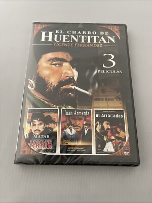 Vicente Fernandez: El Charro De Huentitan 3 PK (3 Peliculas) - DVD - Brand New