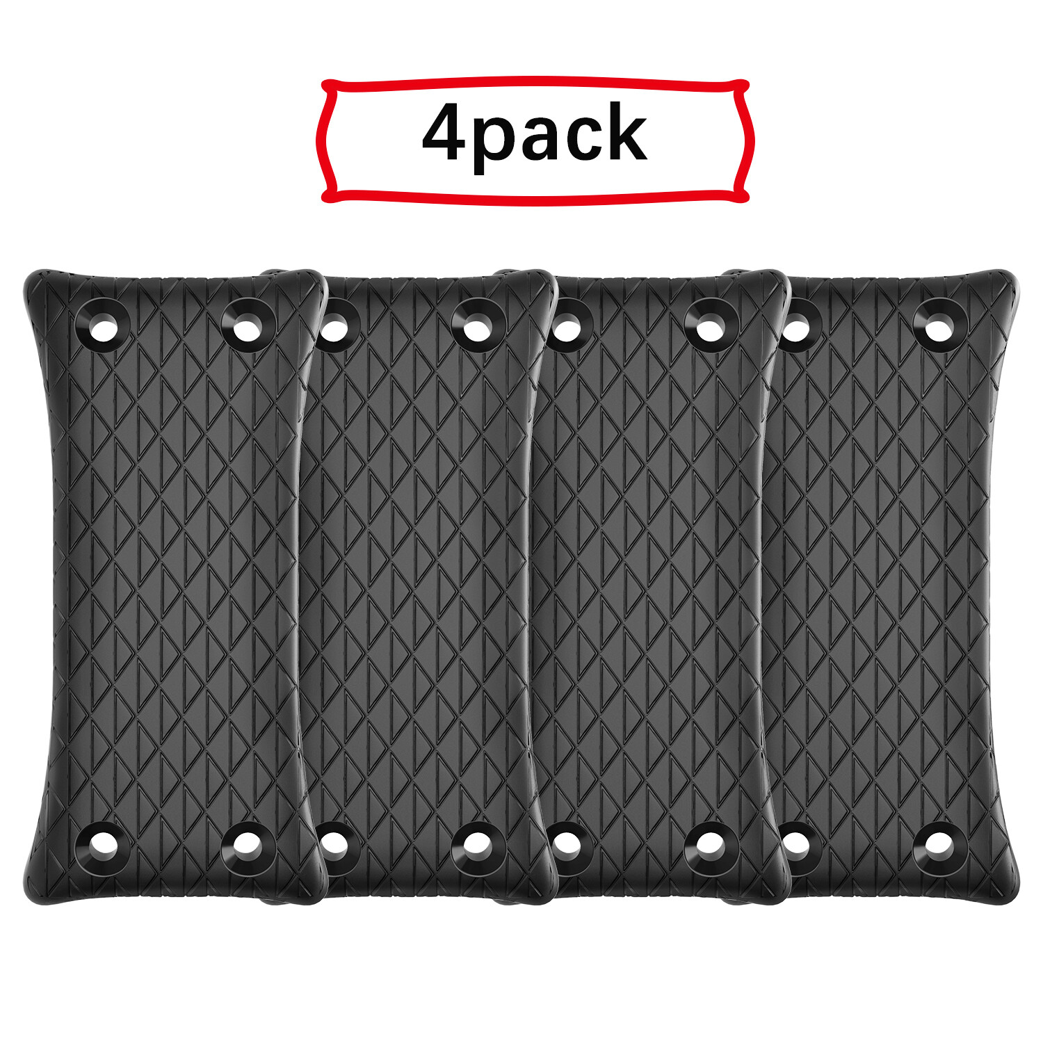 4Pack 50Lbs Gun Magnetic Mount Holder Concealed Pistol Holster For Car Desk Bed