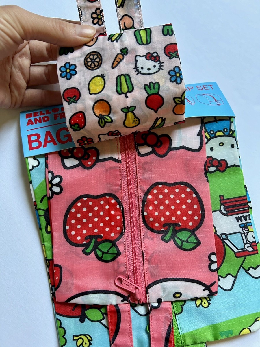 NEW! Baggu “HELLO KITTY & FRIENDS” 3D ZIP SET, Recycled NEW! Baggu “HELLO KITTY & FRIENDS” 3D ZIP SET, Recycled