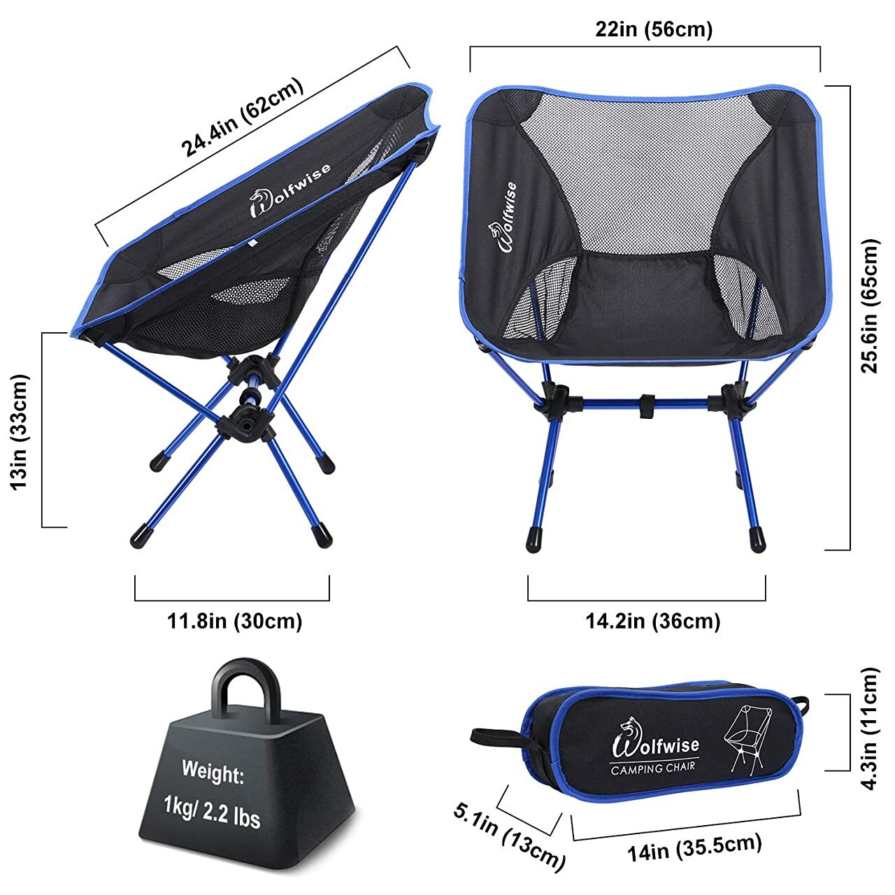 wolfwise camping chair