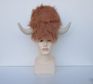 buffalo hat with horns