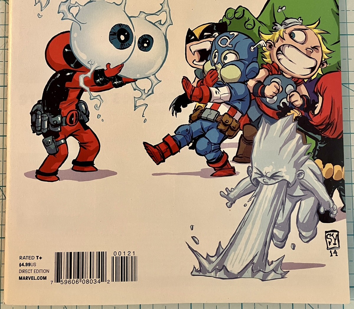 Original Sin #1 NM High Grade Skottie Young Variant 2014 Original Sin #1 NM High Grade Skottie Young Variant 2014