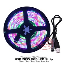 DC 5V USB 2835 LED Strip Light 0.5M 1M -5M RGB TV Background Lighting Christmas