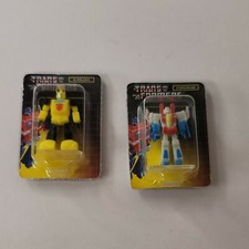1:12 Dollhouse Micro Toy Box Lot Of 2 Transformers Bumblebee Starscream