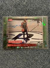 Kevin Durant 2021-22 Panini Donruss Franchise Features Holo Green Ice SSP #28