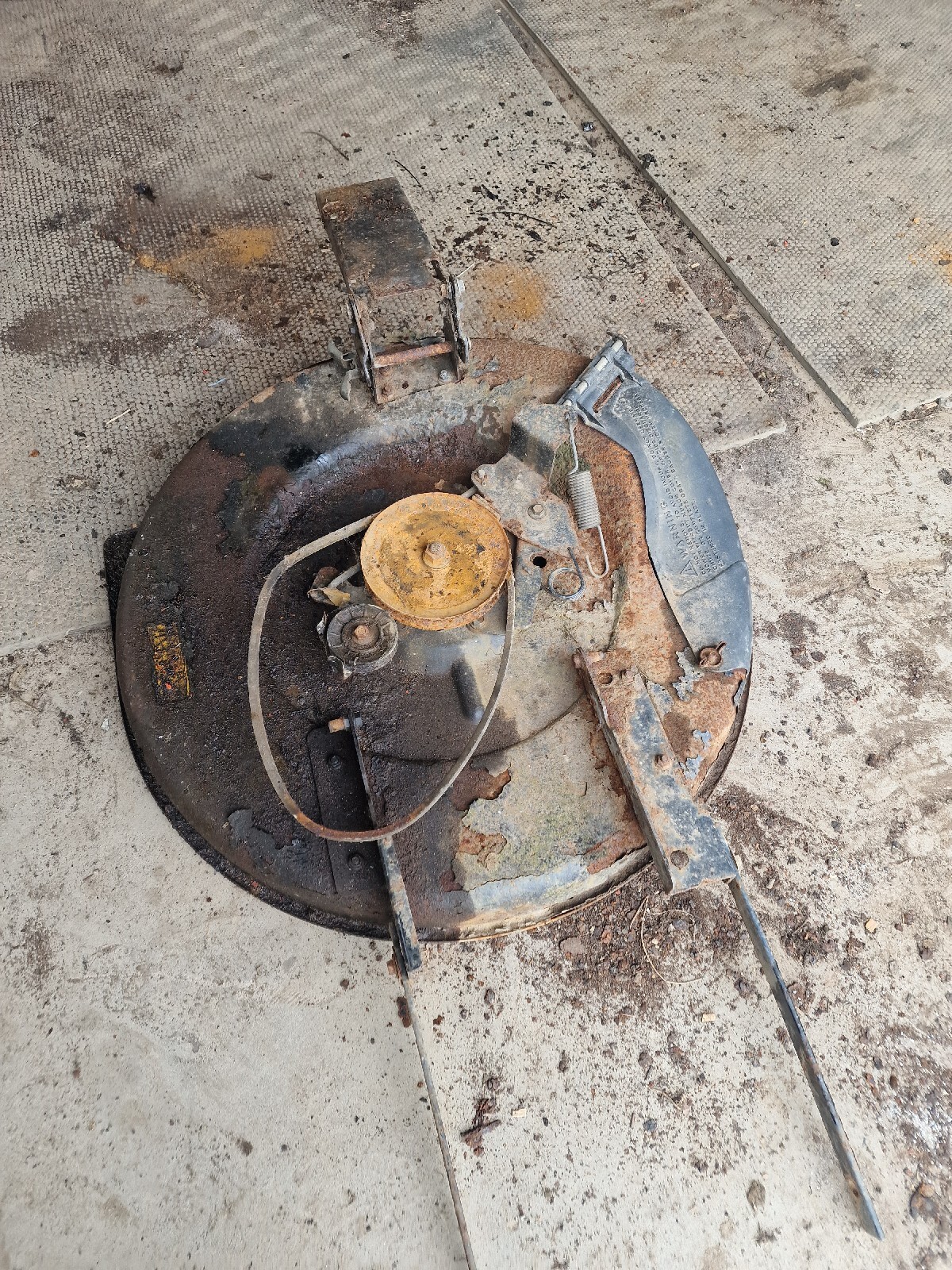 hayter heritage ride on lawn mower cutting deck shell 30" 10/30 eBay