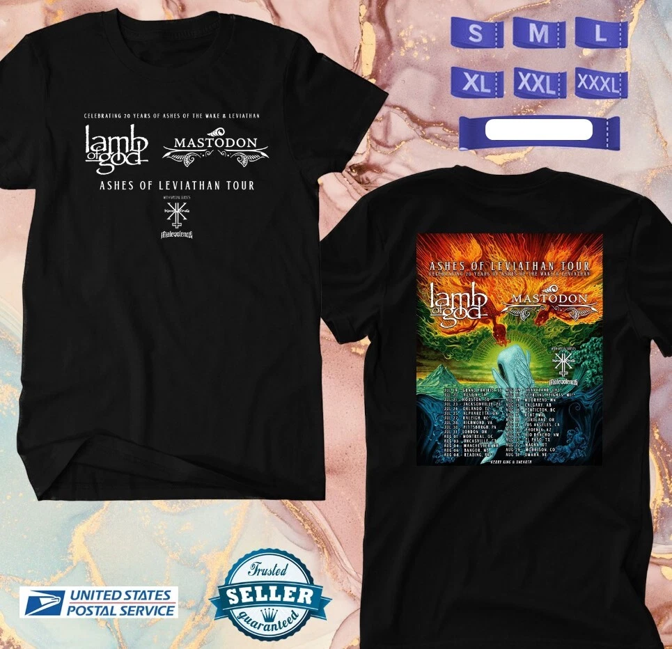 LAMB OF GOD AND  MASTODON ASHES OF LEVIATHAN TOUR 2024, LAMB OF GOD TOUR