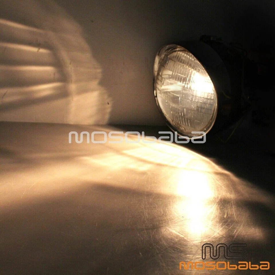 Faro visera retro para BMW M1 M72 R75 R71 KS750 Dnepr Ural Sidecar Foto 2 de 4