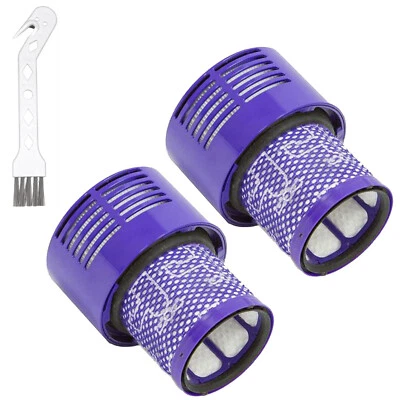 SPARES2GO Hepa Filter for DYSON V10 SV12 Cyclone Animal Absolute Total Clean Washable x 2