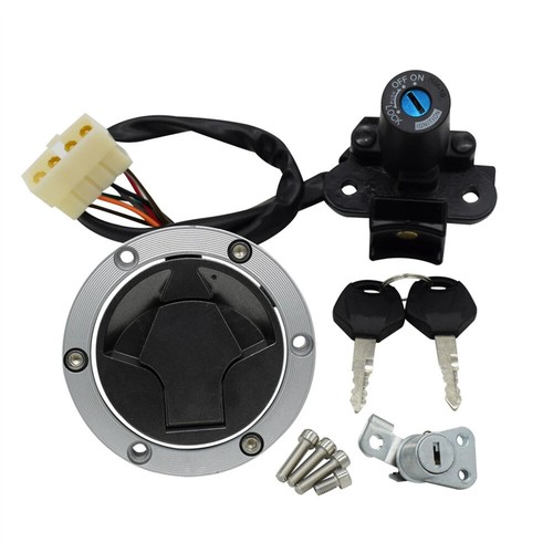 Ignition Switch Lock Key Fuel Gas Cap Kit For Kawasaki Ninja 300 EX300 2013-2015 - Picture 6 of 7