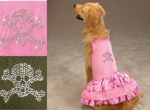 Camo Crosbone Sundress for Dogs by Zack & Zoey 2 Colors 6 Sizes - Picture 1 of 8