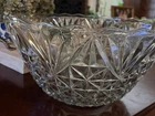 Vintage Large Anchor Hocking Vintage punch bowl 12" dia, rare find! Beautiful!