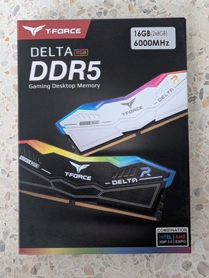TEAMGROUP T-FORCE DELTA RGB 16GB (2 x 8GB) DDR5-6000MHz CL38...