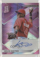 2018 Chronicles Spectra Signatures Neon Pink Prizm /35 Kevin Maitan Auto 0w7