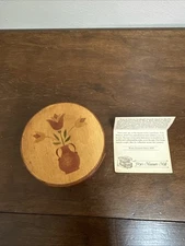 Frye's Measure Mill SHAKER BOX Old Time Woodenware Hand Painted Folk Art