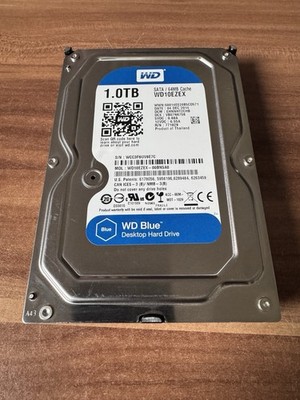 Western Digital WD Blue 1TB  Festplatte (WD10EZEX) SMART Werte