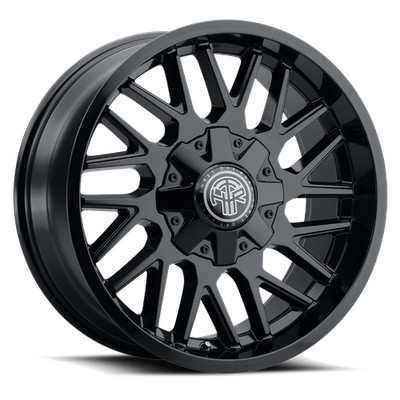 One 20 inch Black Alloy Wheel 6x135 Rim for 2013 Chevy Tahoe FF7Q, 20x9 -12mmET