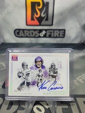 2019 Panini Impeccable Canvas Creations Silver Kirk Cousins AUTO  /10
