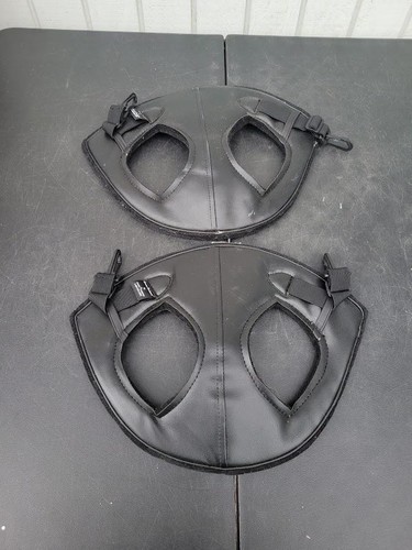Cashel Horse Helmet Protective Eye Guard Lot 2 Black Equine Headgear Tack Pair